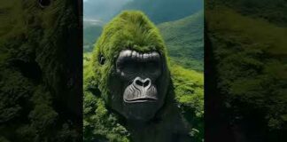 Gorilla island 🦍 #gorilla #island #wildlife #nature #jungle #viral #shortsvideo #shorts #trending