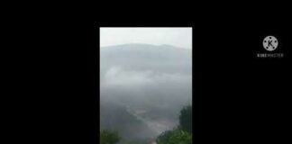 Natural morning beautiful views #fog #beauty of nature #mountain hills #jk14 wale