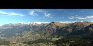 Free Background videos andes mountain range and a valley
