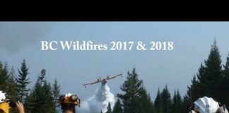 BC wildfires footage by a medic