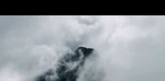 Drone footage of Mountains on a foggy day with relaxing sleeping and meditation music#RelaxingTube