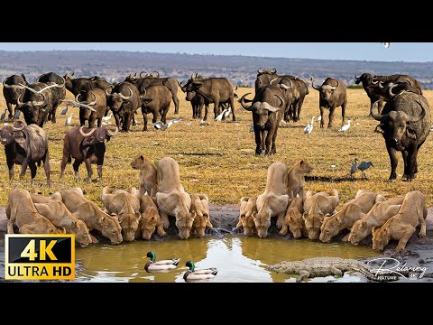 4K African Wildlife: Tanzania & Serengeti 4K – Scenic Wildlife Film With African Music – Animals