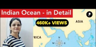 World Map: Oceans – Indian Ocean (हिंद महासागर) – In Detail – Ocean
