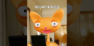 I Don’t Like To Study @TheManniiShow #funny #cats #animation #meme #relatable – Cats