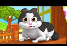 Meow Meow Billi Karti | Hindi Rhyme For Kids | म्याऊ म्याऊ | Balgeet In Hindi | LittleTreehouse – Cats